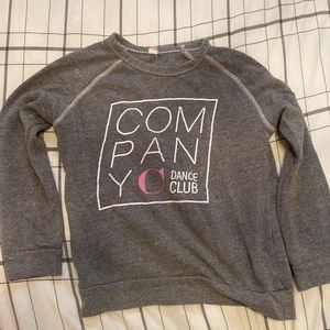 gray crewneck sweatshirt size kids large